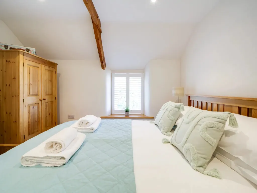 Bedroom at Trevean, St Teath