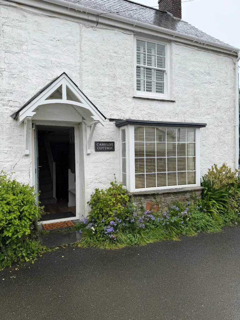 Camelot Cottage exterior in Trelights, near Port Isaac