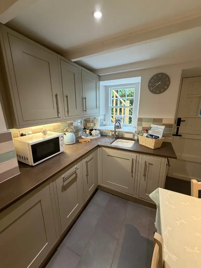Kitchen at Camelot Cottage, Trelights